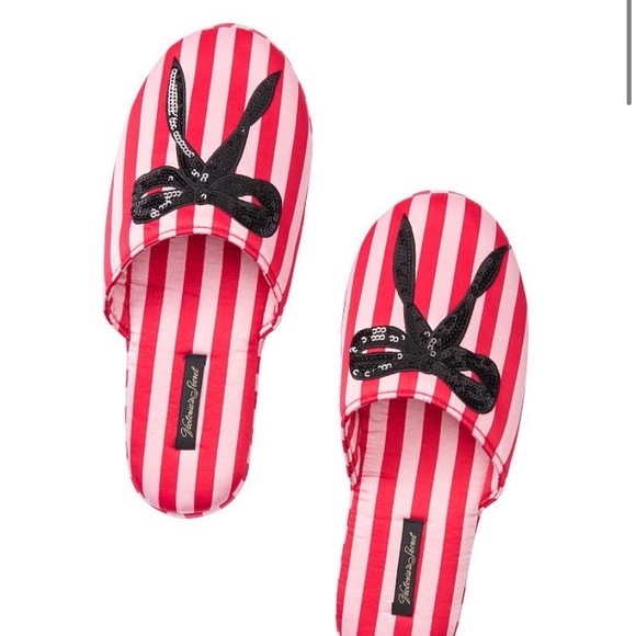 Victoria Secret Satin Bow Slide - NWT - Picture 2 of 4